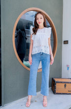 Load image into Gallery viewer, Reena Eyelet Top
