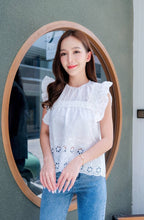 Load image into Gallery viewer, Reena Eyelet Top
