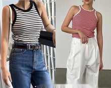 Load image into Gallery viewer, Gigi tank top (stripes)

