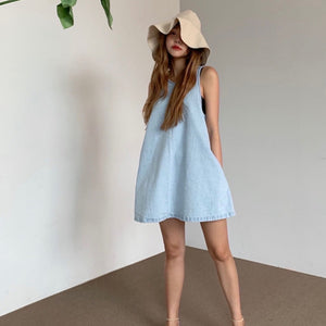 Lana soft denim dress