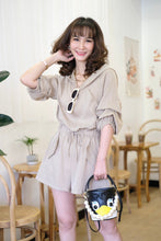 Load image into Gallery viewer, Carson Hooded Romper
