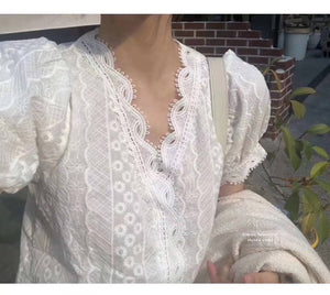 Bria Eyelet Top