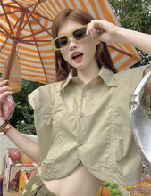 Load image into Gallery viewer, Joyce semi cropped top
