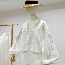 Load image into Gallery viewer, Dawn Eyelet Top
