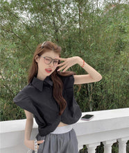 Load image into Gallery viewer, Joyce semi cropped top
