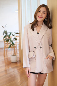 Bruce blazer with micro bag