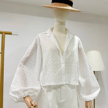 Load image into Gallery viewer, Dawn Eyelet Top
