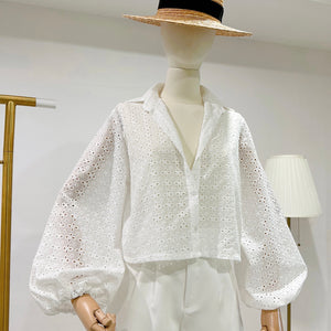 Dawn Eyelet Top
