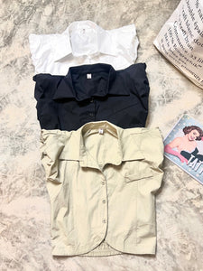 Joyce semi cropped top