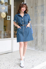 Load image into Gallery viewer, Megan Denim Dress
