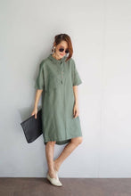 Load image into Gallery viewer, Fuji Collared Dress
