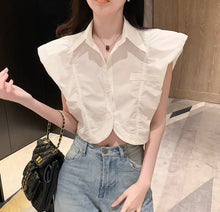 Load image into Gallery viewer, Joyce semi cropped top
