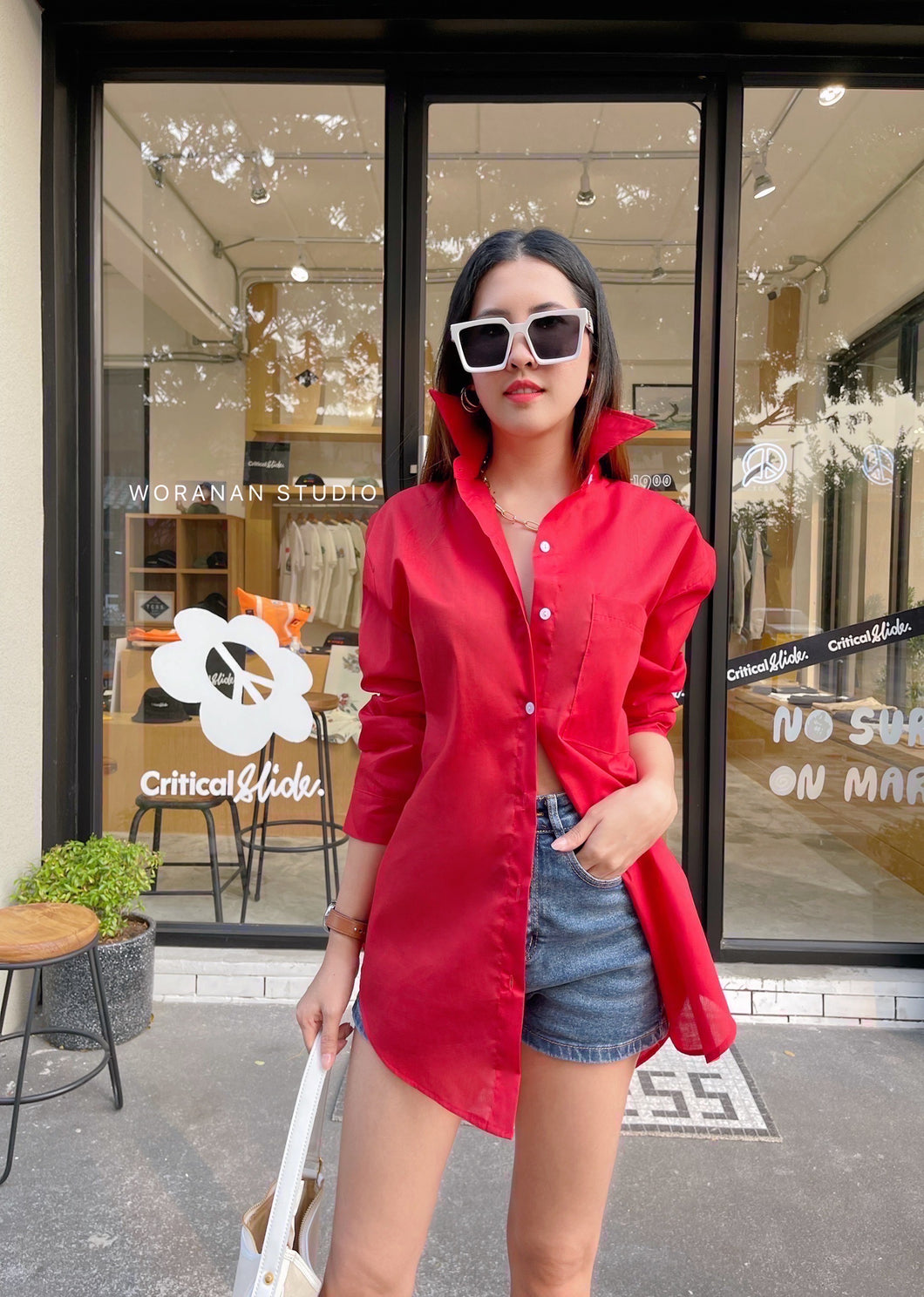 Ken collared top